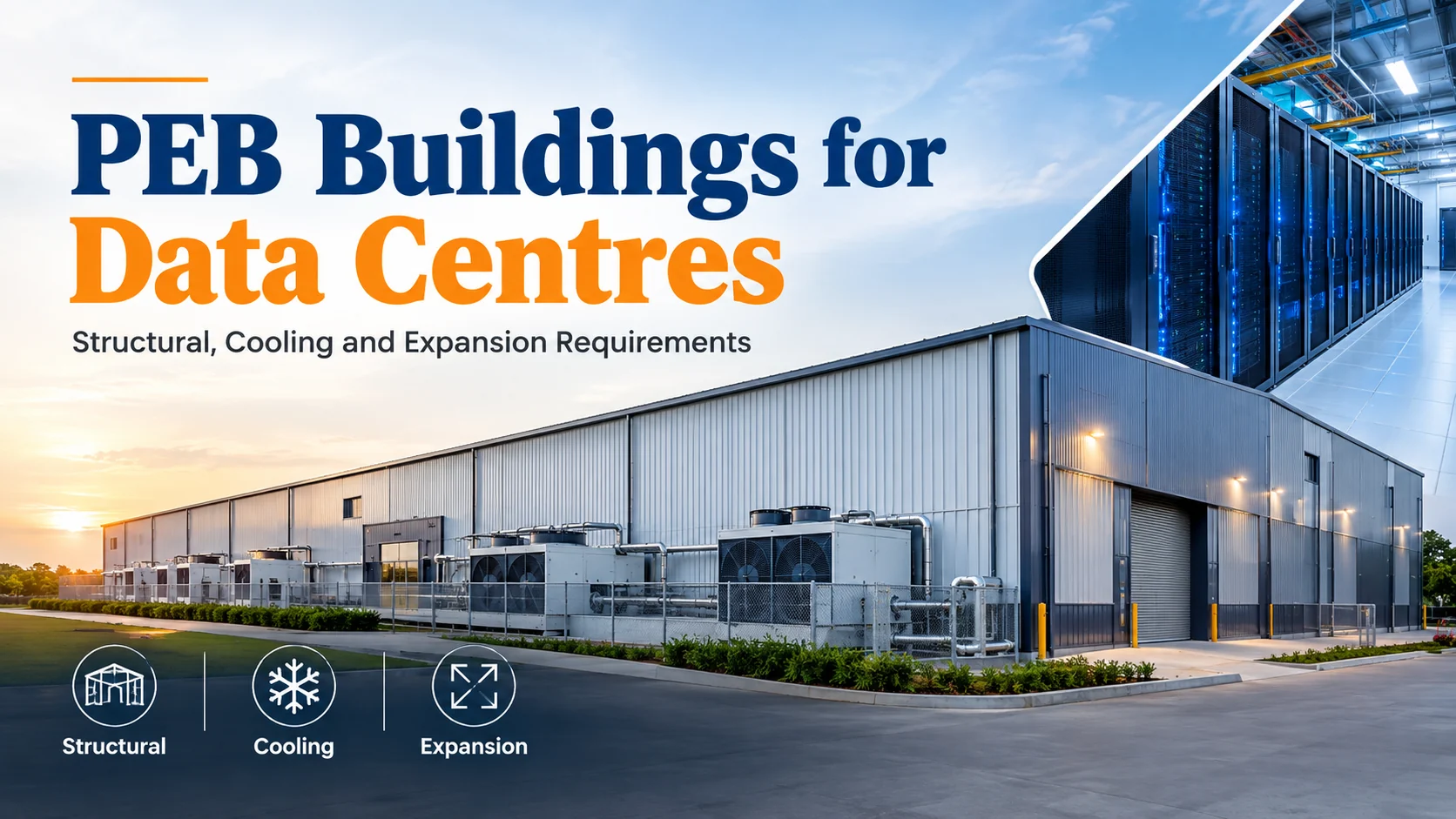 PEB Buildings for Data Centres: Structural, Cooling and Expansion Requirements
