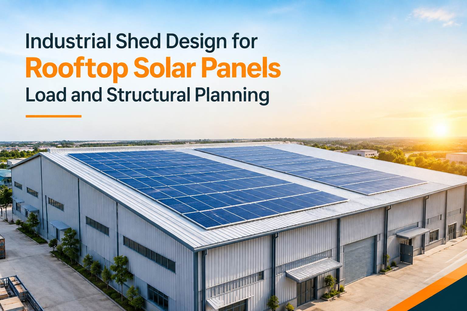 Industrial Shed Design for Rooftop Solar Panels: Load and Structural Planning