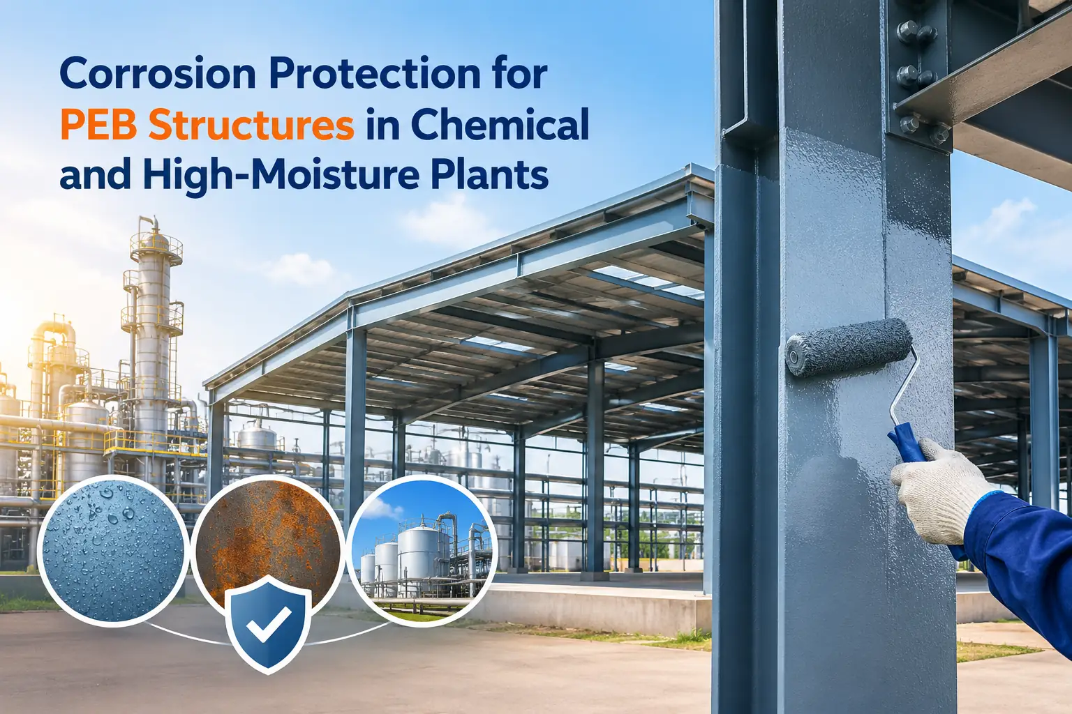 Corrosion Protection for PEB Structures in Chemical and High-Moisture Plants
